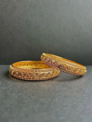 1 carat gold bangles