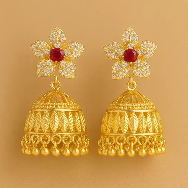 Elegant & Ethnic Stainless Steel Jhumkas