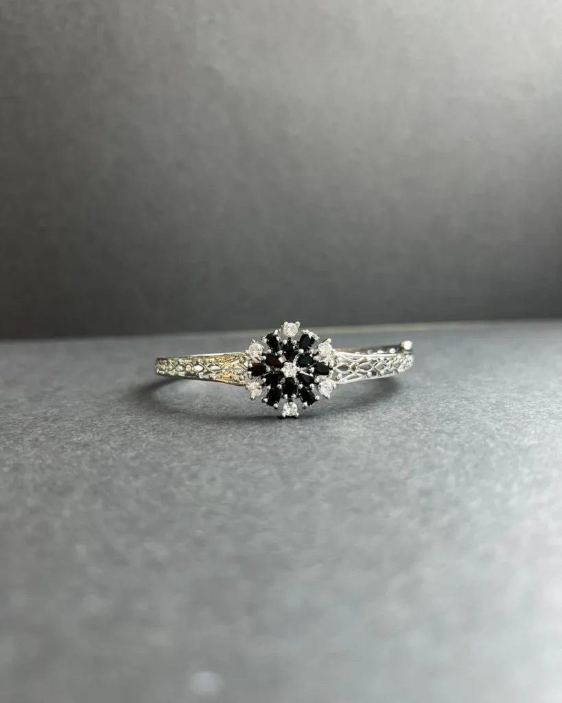 Silver stainless steel bracelet