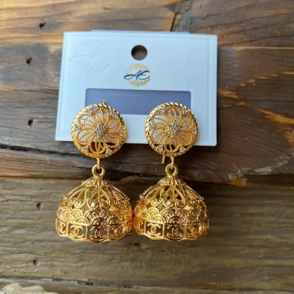 Golden glow earrings